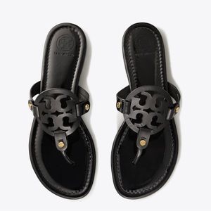 Tory Burch patent leather Miller sandals. New without tags. Size 8.5